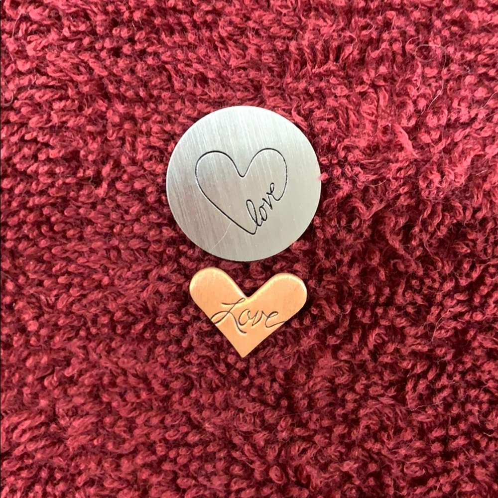 Set of 2 Origami Owl Plates for Inside Lockets